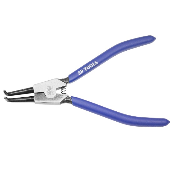 175mm Pliers Circlip External Bent - External - SP Tools