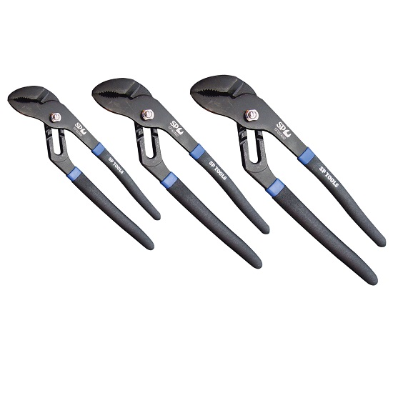 3pce Multigrip Adjustable Joint Plier Set - SP Tools
