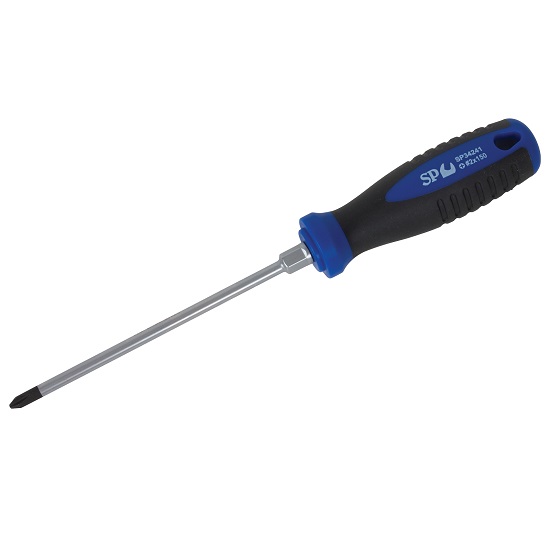 #3 x 150mm Premium Hex Bolster Phillips Screwdriver - SP Tools