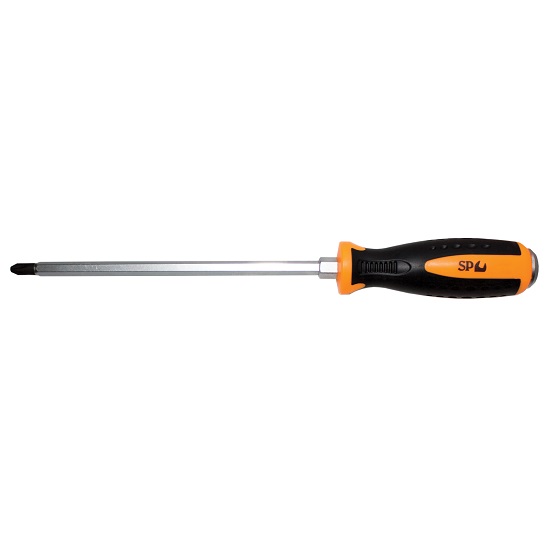 2 x 150mm Go Thru Phillips Screwdriver - SP Tools