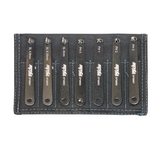 7pce Mini Wrench Bit Set - SP Tools