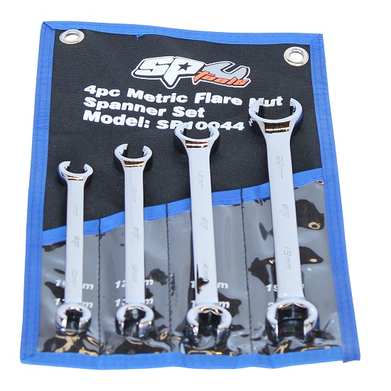 4pce Flare Spanner Set - Metric - SP Tools