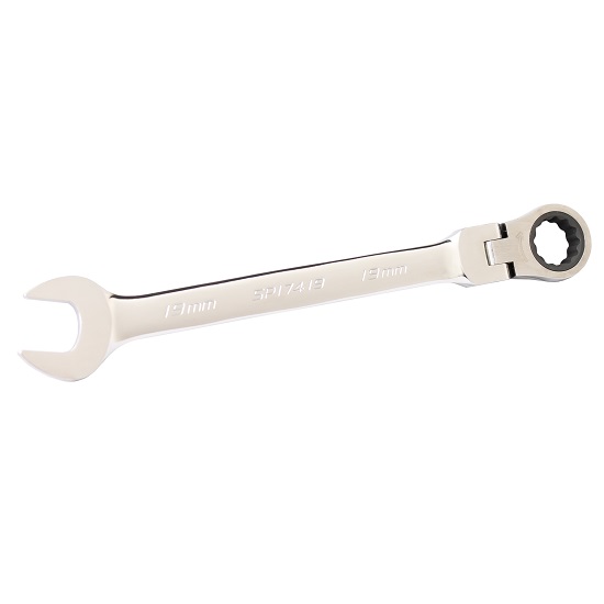 7mm Flexhead Geardrive Ring and Open End Spanner - SP Tools