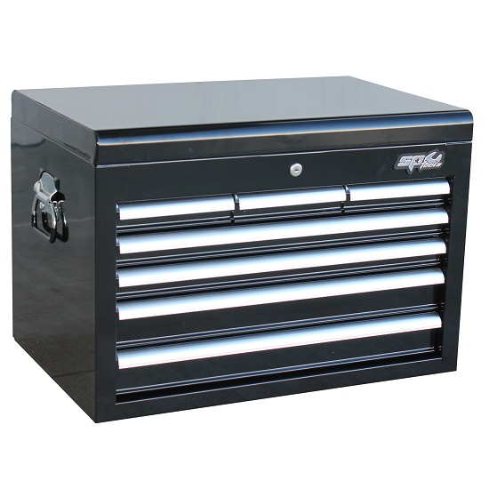 7 Draw Custom Tool Box - Black - SP Tools