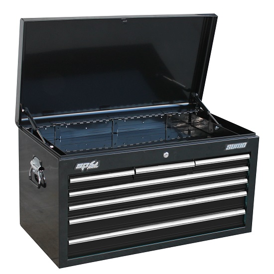 7 Draw Custom Sumo Tool Box - Black - SP Tools