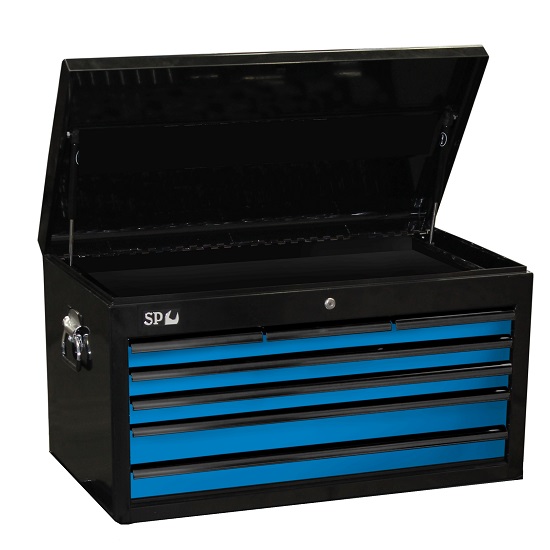 7 Draw Custom Sumo Tool Box - Black/Blue - SP Tools