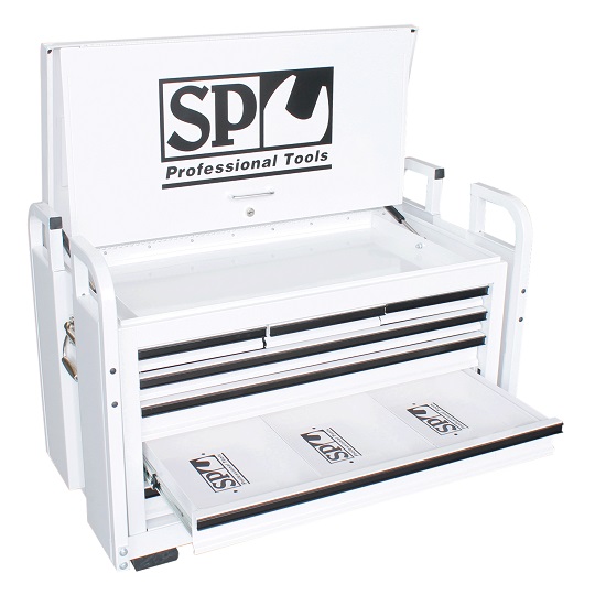 7 Draw 890mm Off Road Tool Box - White - SP Tools