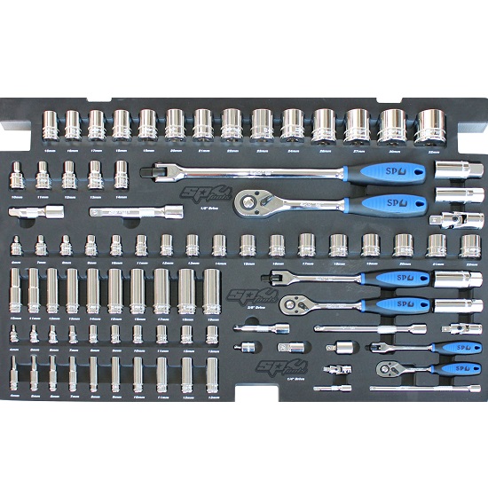 88pce Eva Sockets and Accessories - Metric - SP Tools