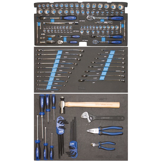 133pce Tool Kit Suits SP40101 Tool Kit - SP Tools