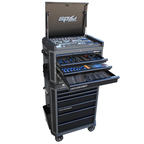 213pce Metric Tool Kit In Black Dimond Tool Box - SP Tools