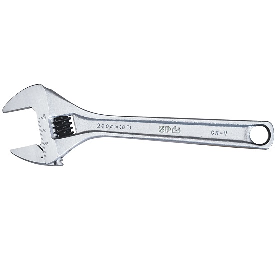 300mm Premium Adjustable Wrench Chrome - SP Tools