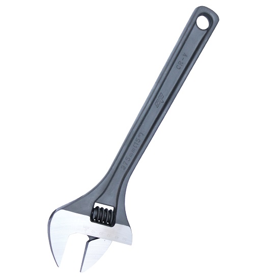 300mm Premium Adjustable Wrench Black - SP Tools