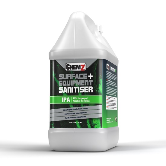 -NLA- 5Ltr Surface and Equipment Sanitiser - IPA - Chemz