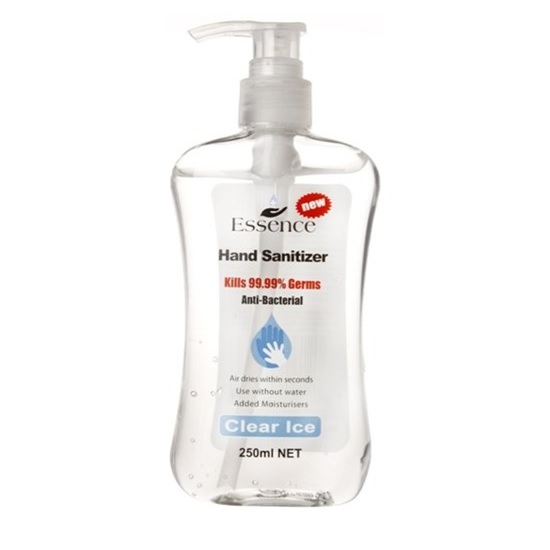 250ml HAND SANITISER CLEAR ICE