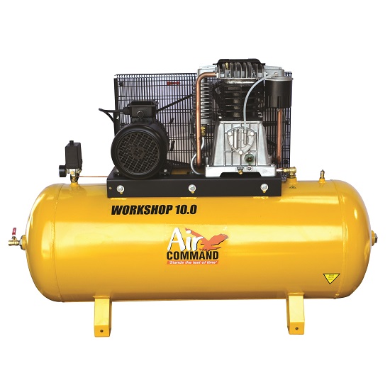 Workshop 10HP 3Ph Compressor 270L Tank - Air Command