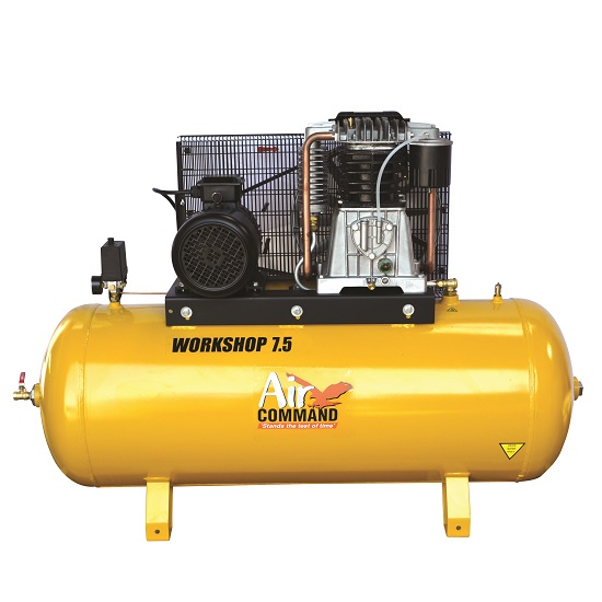 Workshop 7.5HP 3Ph Compressor 270L Tank - Air Command