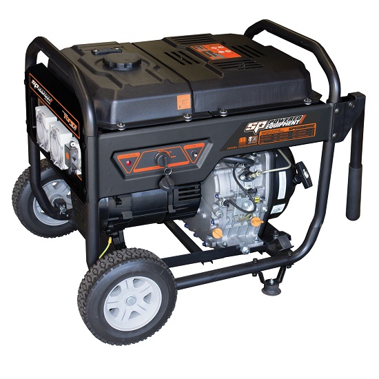 6.8kva Construction Series Generator - SP Power Equipment