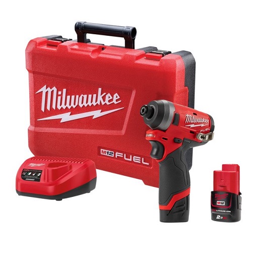 M12 FUEL GEN2 1/4IN Impact Driver - 2.0Ah Kit - Milwaukee