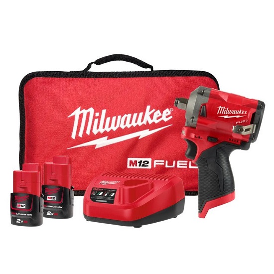 M12 FUEL 1/2IN Impact Wrench - 2.0Ah Kit - Milwaukee