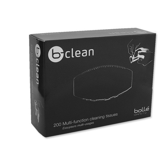 pkt200 Bolle B-Clean B401 Lens Cleaning Tissues (Replaces BES 1651410T)