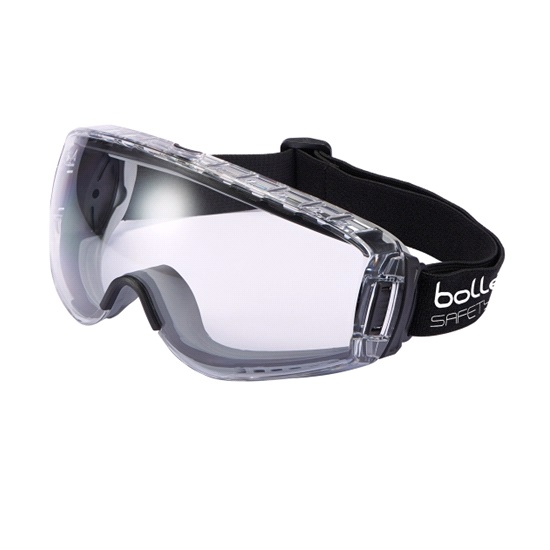 PILOT 2 GOGGLE PLATINUM CLEAR INDIRECT VENTED