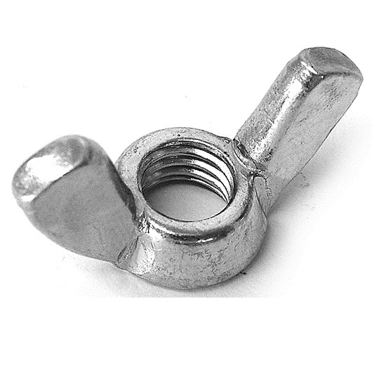 316 UNC 3/8” WING NUTS - STAINLESS STEEL