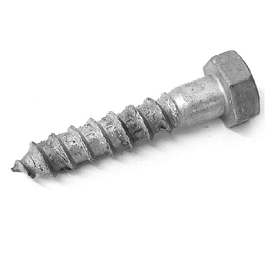 M10x130mm GALV COACH SCREWS