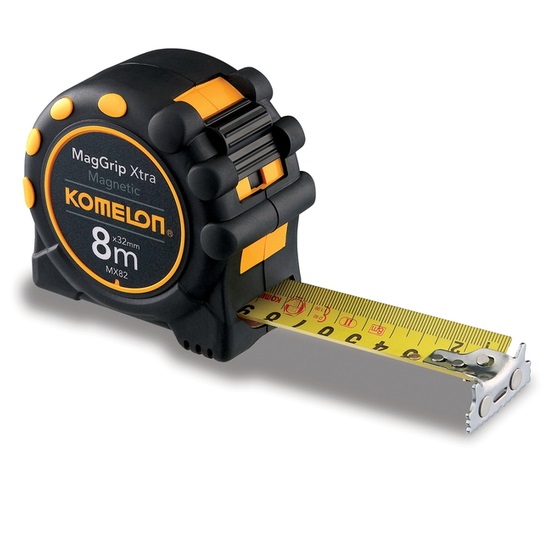 8m x 25mm KOMELON MAGGRIP MAG. TIP POCKET TAPE MEASURE