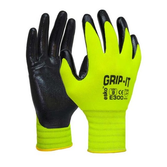 Grip-It Yellow/Black Gloves