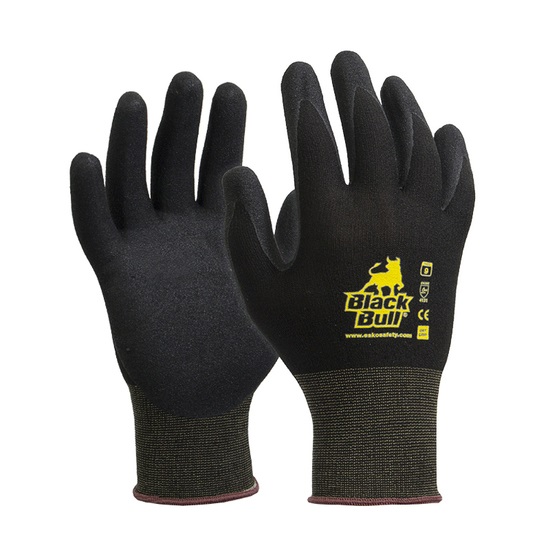 Black Bull Sandy Nitrile Dip Polyamide Gloves