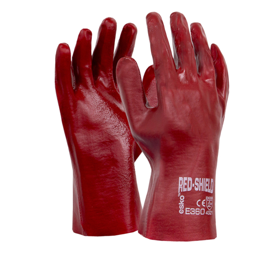 Esko Red PVC Glove 27cm