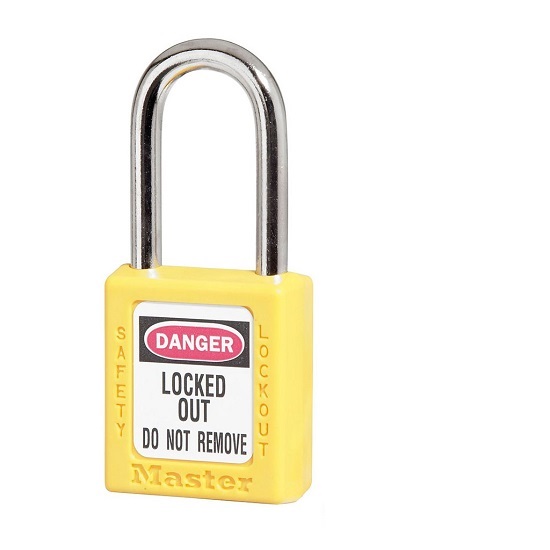 YELLOW SAFETY LOCKOUT-KEYED TO DIFFER