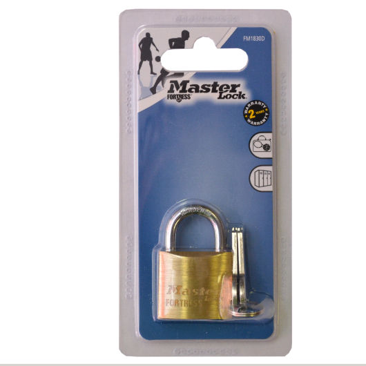 P/LOCK BRASS FORTRESS 30MM