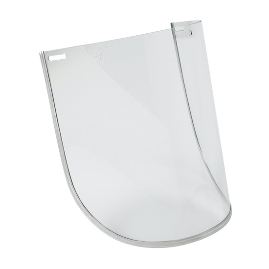 ea-CLEAR VISOR w ALUMINIUM FRAME