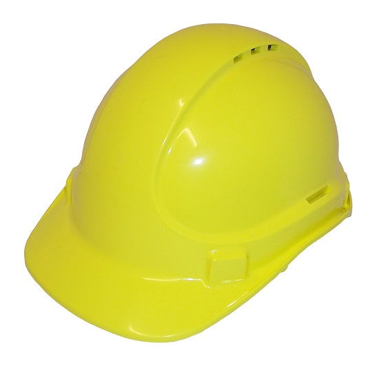 UniSafe TA590 UniLite Vented Safety Helmet - Fluro Yellow