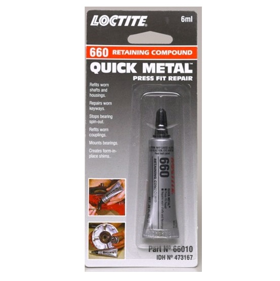 6ml Loctite 660 Quickmetal HS Repair