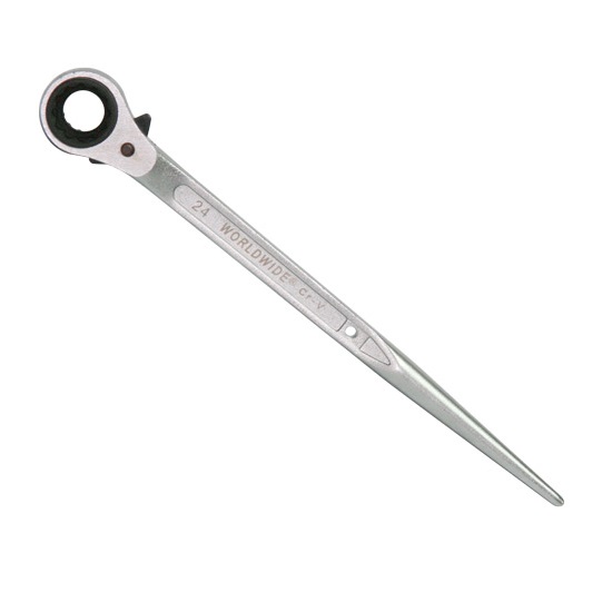 21 x 24mm (315mm long) SPUD RATCHET WRENCH-WORLDWIDE