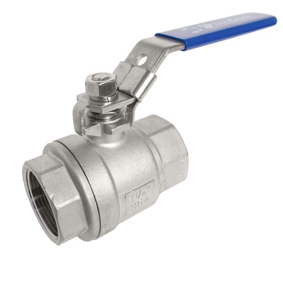 625 2pce 1/4” BALL VALVE - STAINLESS STEEL