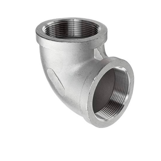 15mm (1/2in) BSP 150lb 90 Degree Female/Female Elbow 316 Stainless Steel