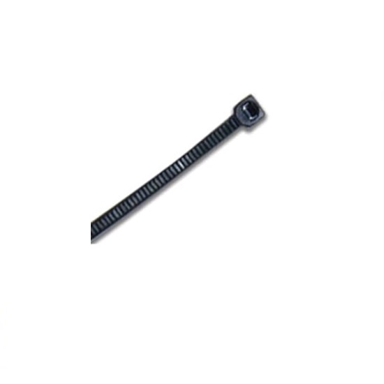 pkt100-200x2.5mm BLACK CABLE TIES