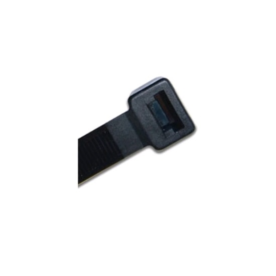 pkt100-300x7.6mm BLACK CABLE TIES