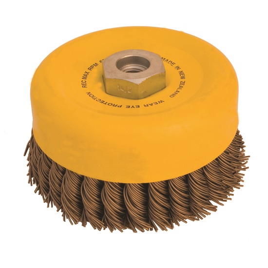 125mm 2 Row 0.50mm Twist Knot Cup Brush