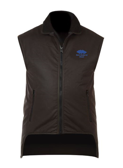 Kaiwaka Sleeveless Oilskin Vest - Logoed