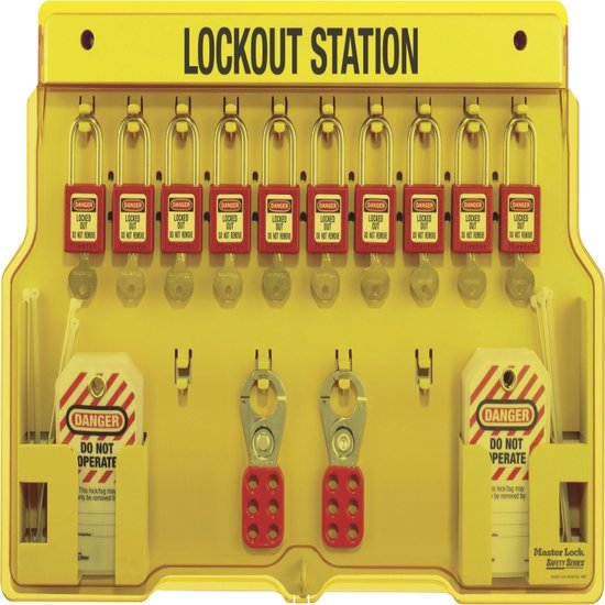 10 PADLOCK STATION WITH ACCESS