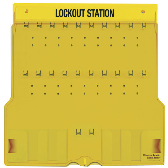 20 PADLOCK STATION W/COVER-UNF