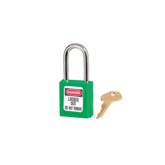 GREEN SAFETY LOCKOUT-KEYED TO DIFFER