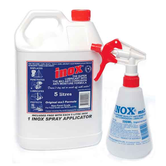 5ltr INOX MX3 FOOD GRADE LUBRICANT