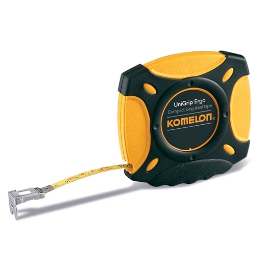 30mx10mm KOMELON UNIGRIP ERGO LONG STEEL CLOSED TAPE MEASURE