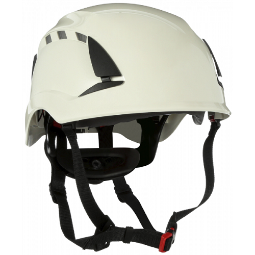 3M SecureFit HV White Vented Helmet 1000V - NZS Logoed