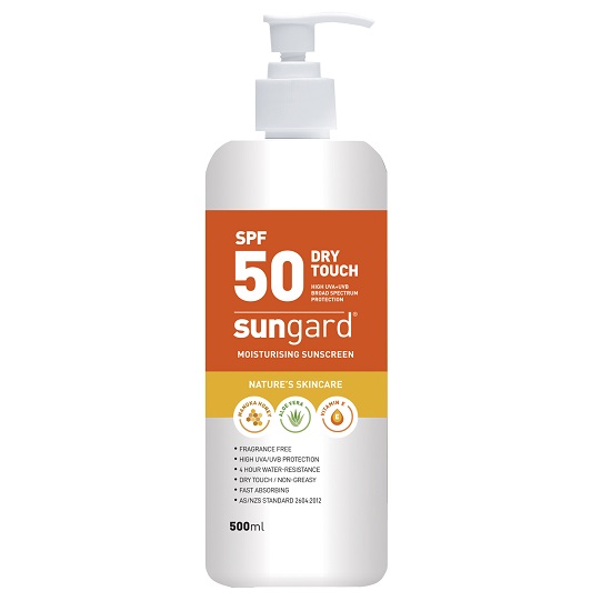 500ml Pump Bottle Sungard SPF50+ Sunscreen